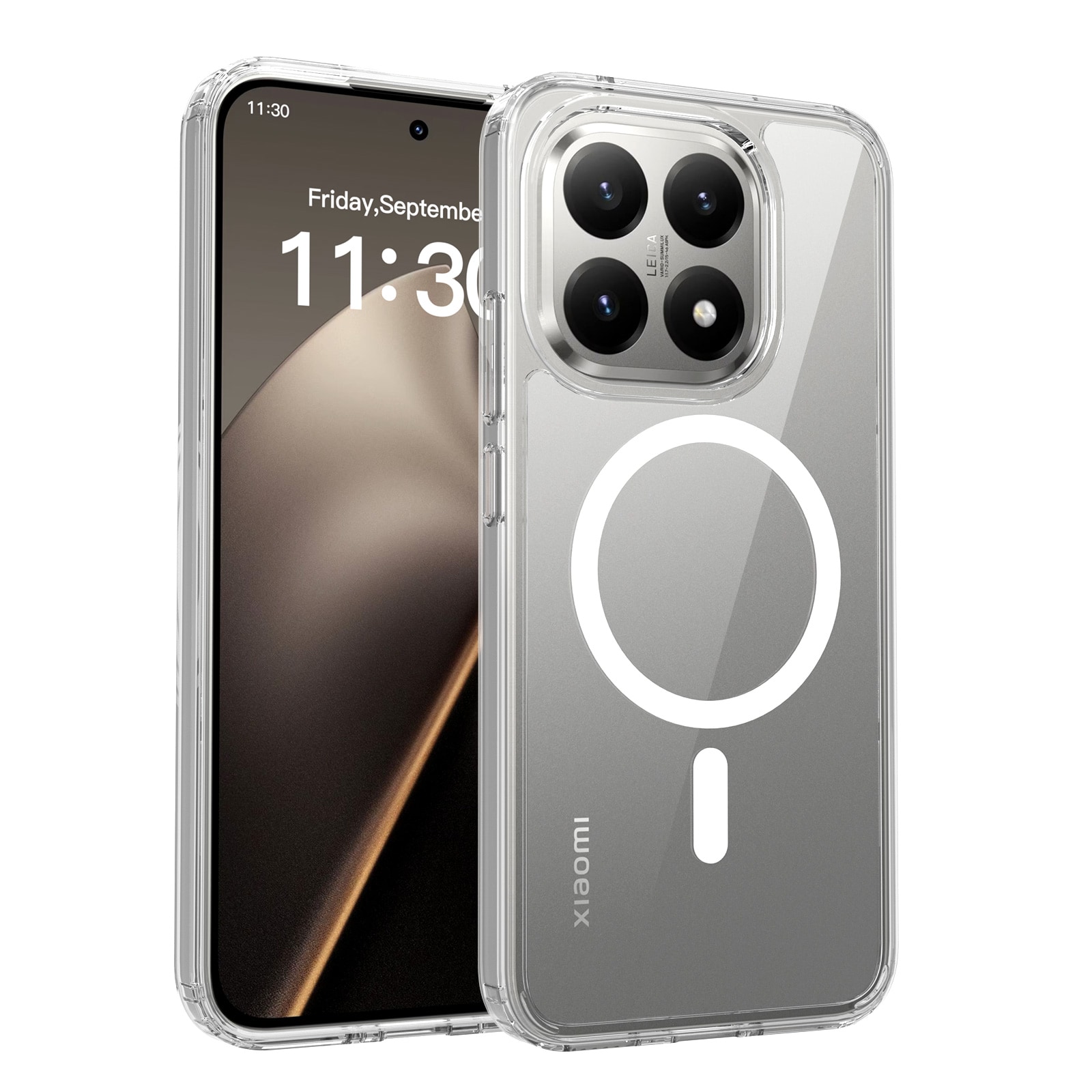 Hybridcase MagSafe Xiaomi 15T Transparant