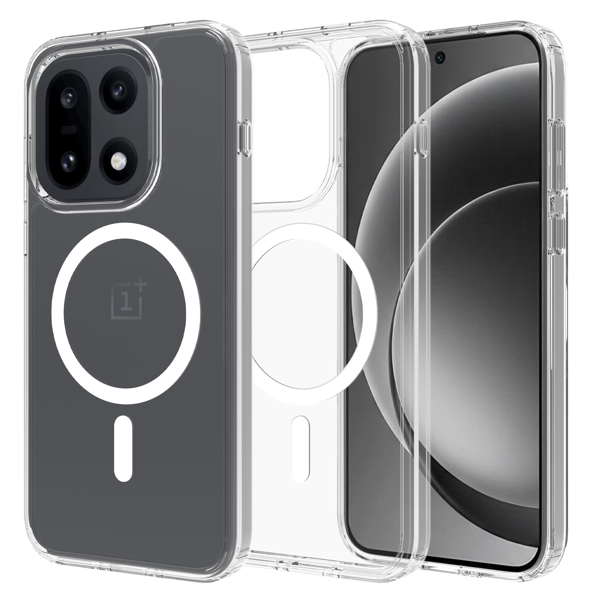Hybridcase MagSafe  OnePlus 15 Transparant