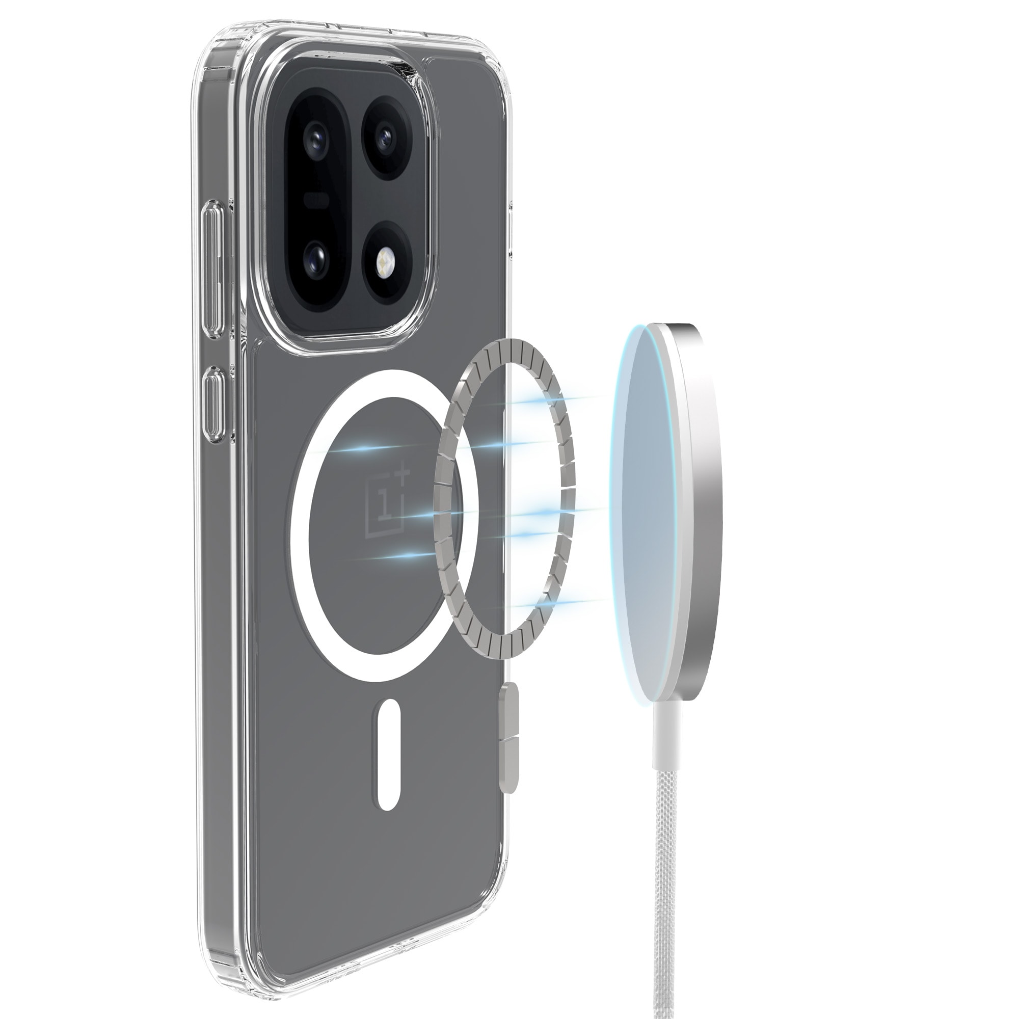 Hybridcase MagSafe  OnePlus 15 Transparant