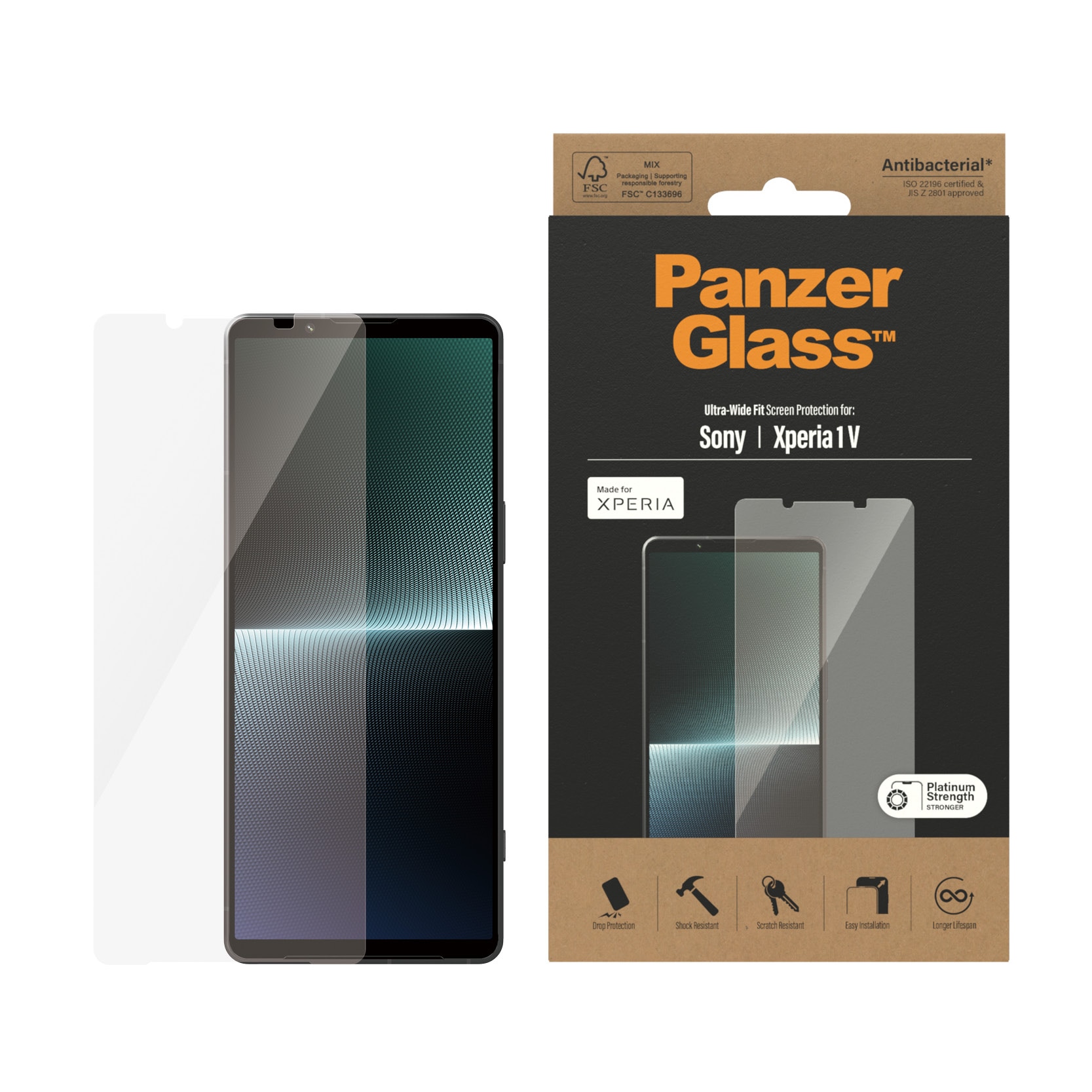 Sony Xperia 1 V Screen Protector Ultra Wide Fit