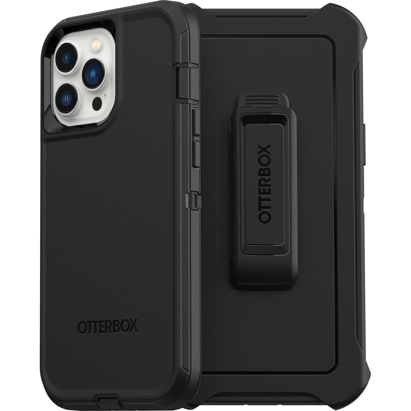 Defender Case iPhone 13 Pro Max Zwart