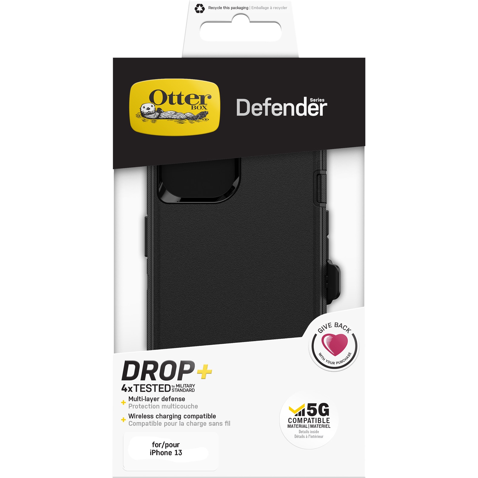Defender Case iPhone 13 Mini zwart