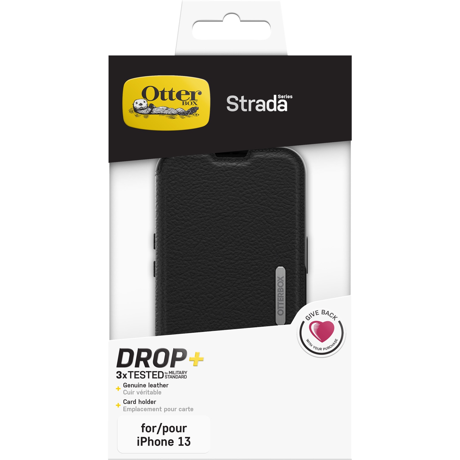 Strada Case iPhone 13 Zwart