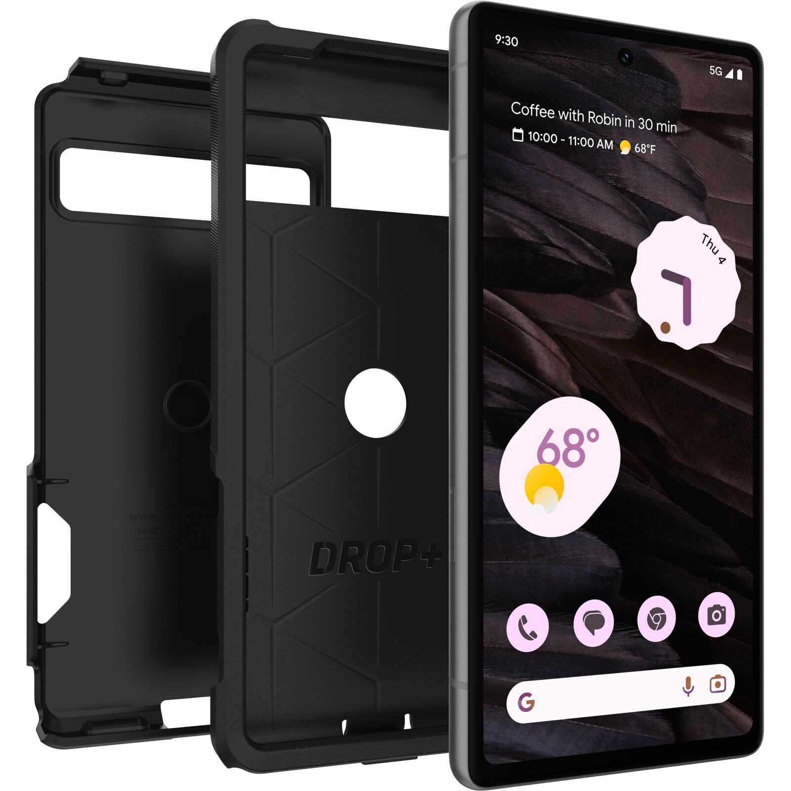 Commuter Case Google Pixel 7a zwart