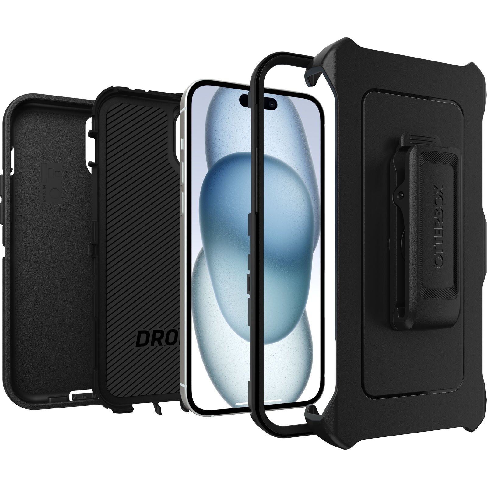 Defender Case iPhone 15 Plus zwart