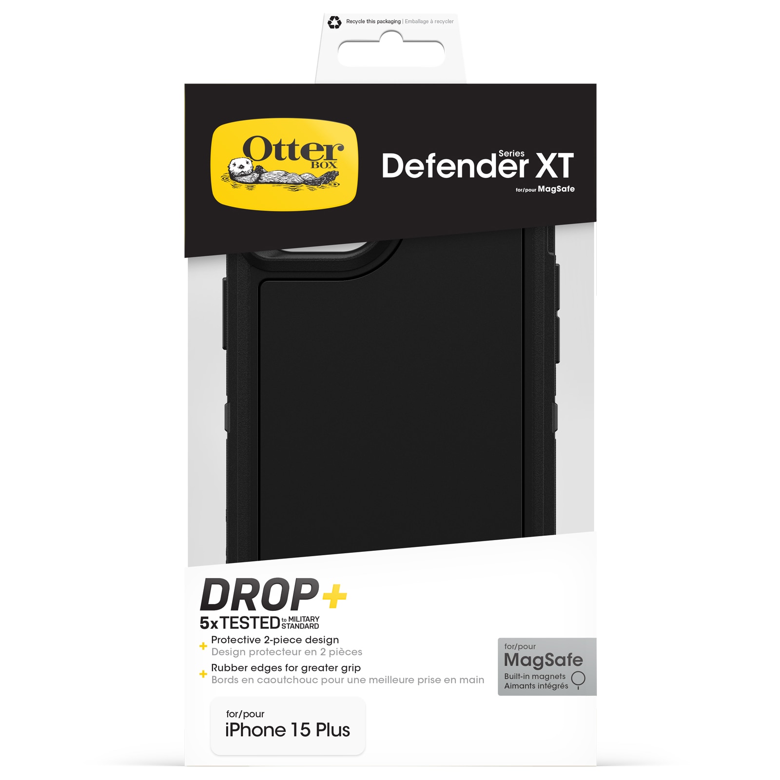 Defender XT Hoesje iPhone 15 Plus zwart