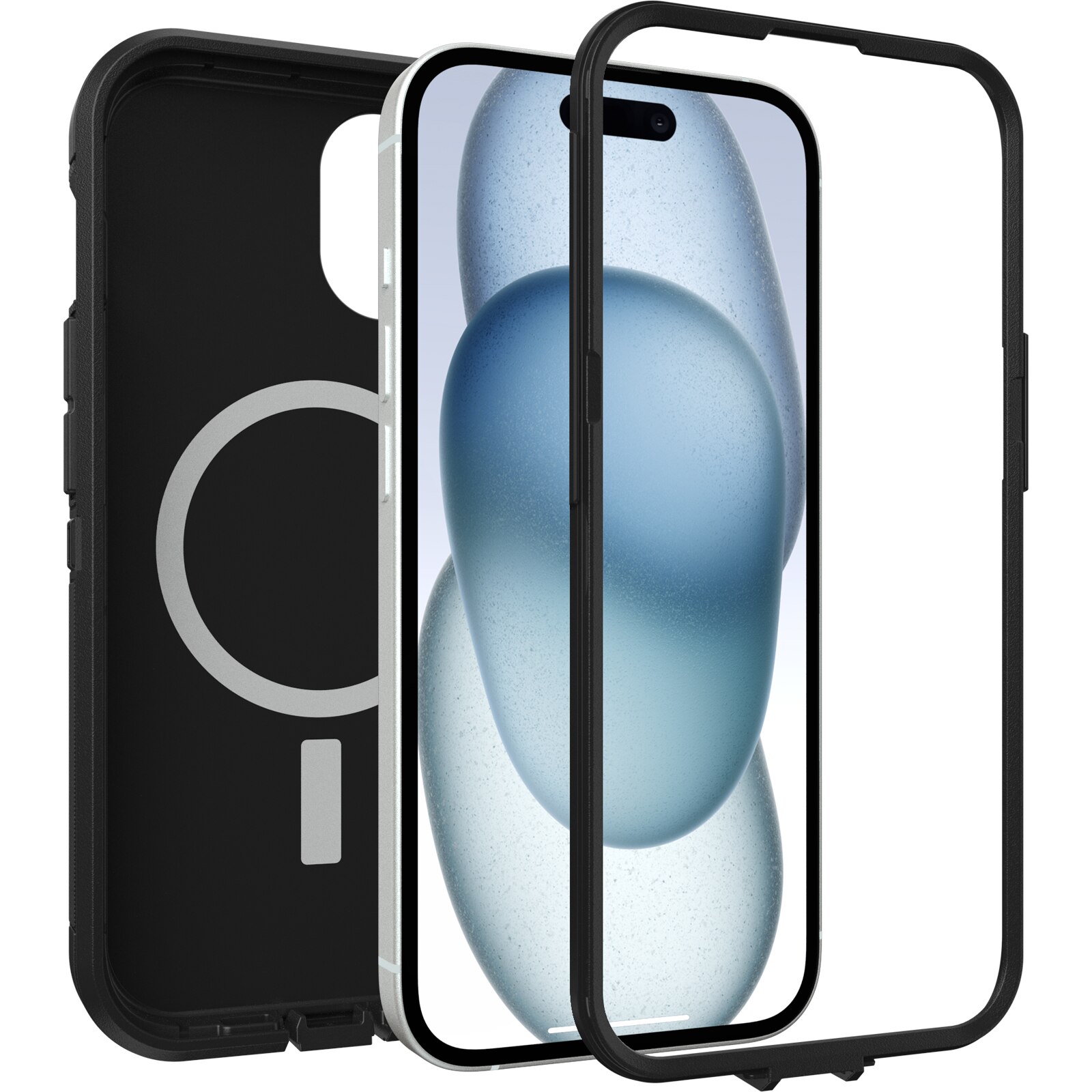 Defender XT Hoesje iPhone 15 Zwart