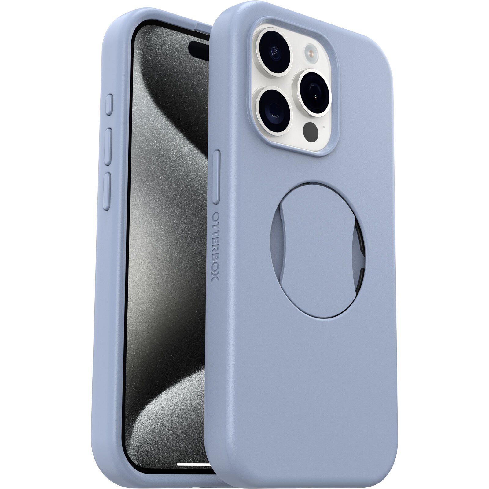 OtterGrip Symmetry Hoesje iPhone 15 Pro blauw