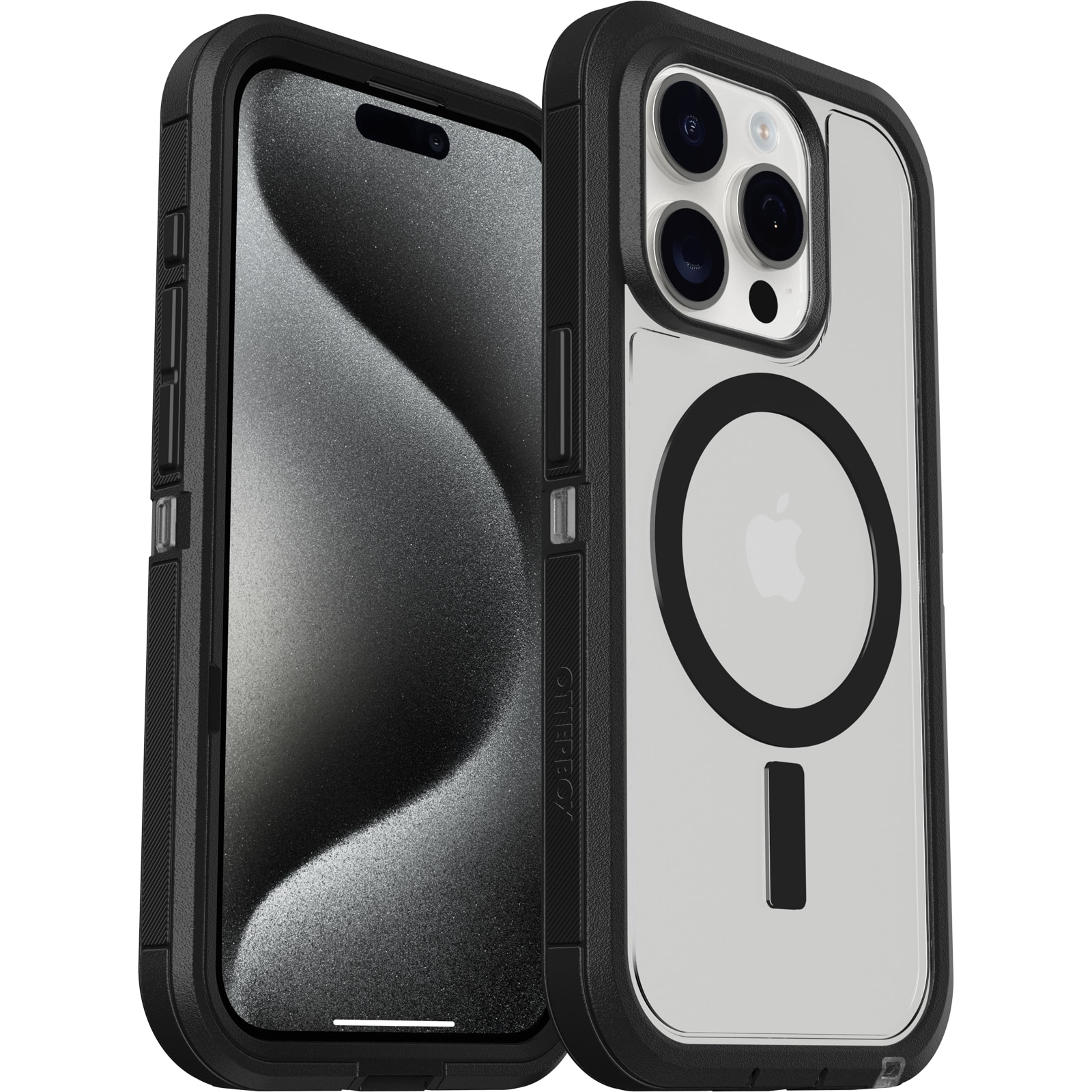 Defender XT Hoesje iPhone 15 Pro Clear/Black