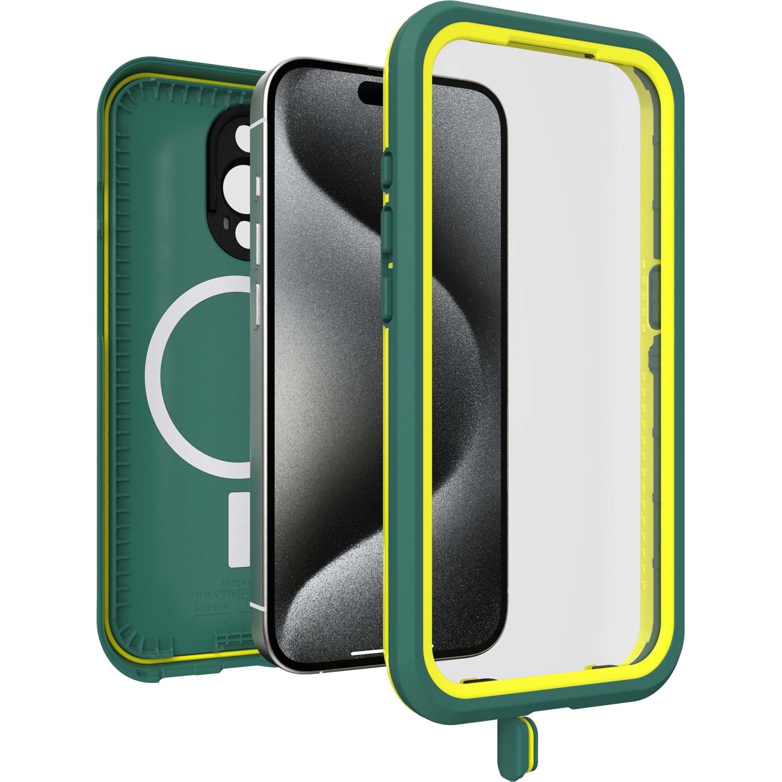 FRE MagSafe Case iPhone 15 Pro Groen
