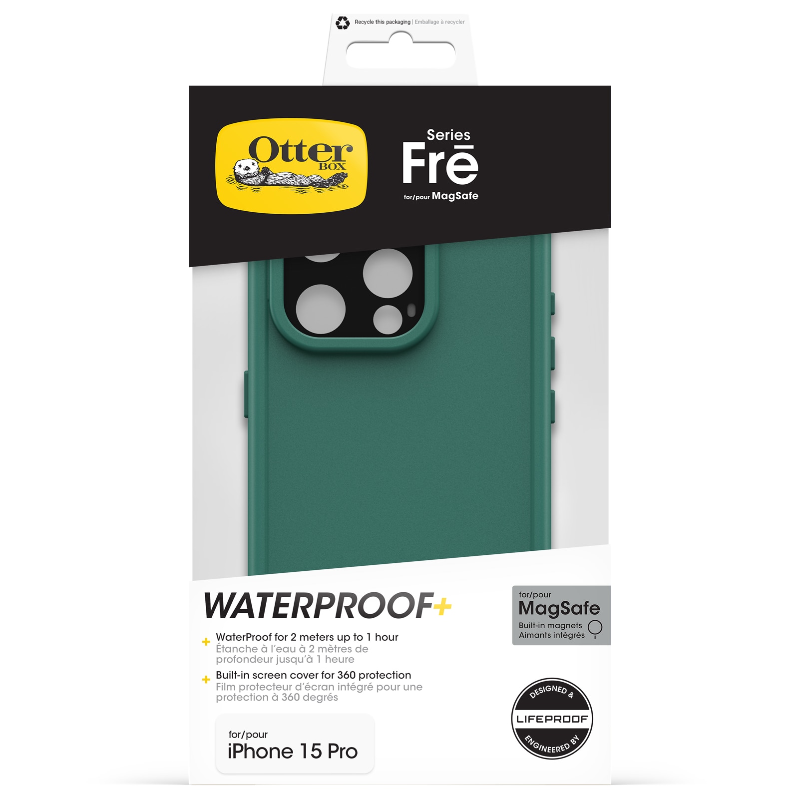 FRE MagSafe Case iPhone 15 Pro Groen