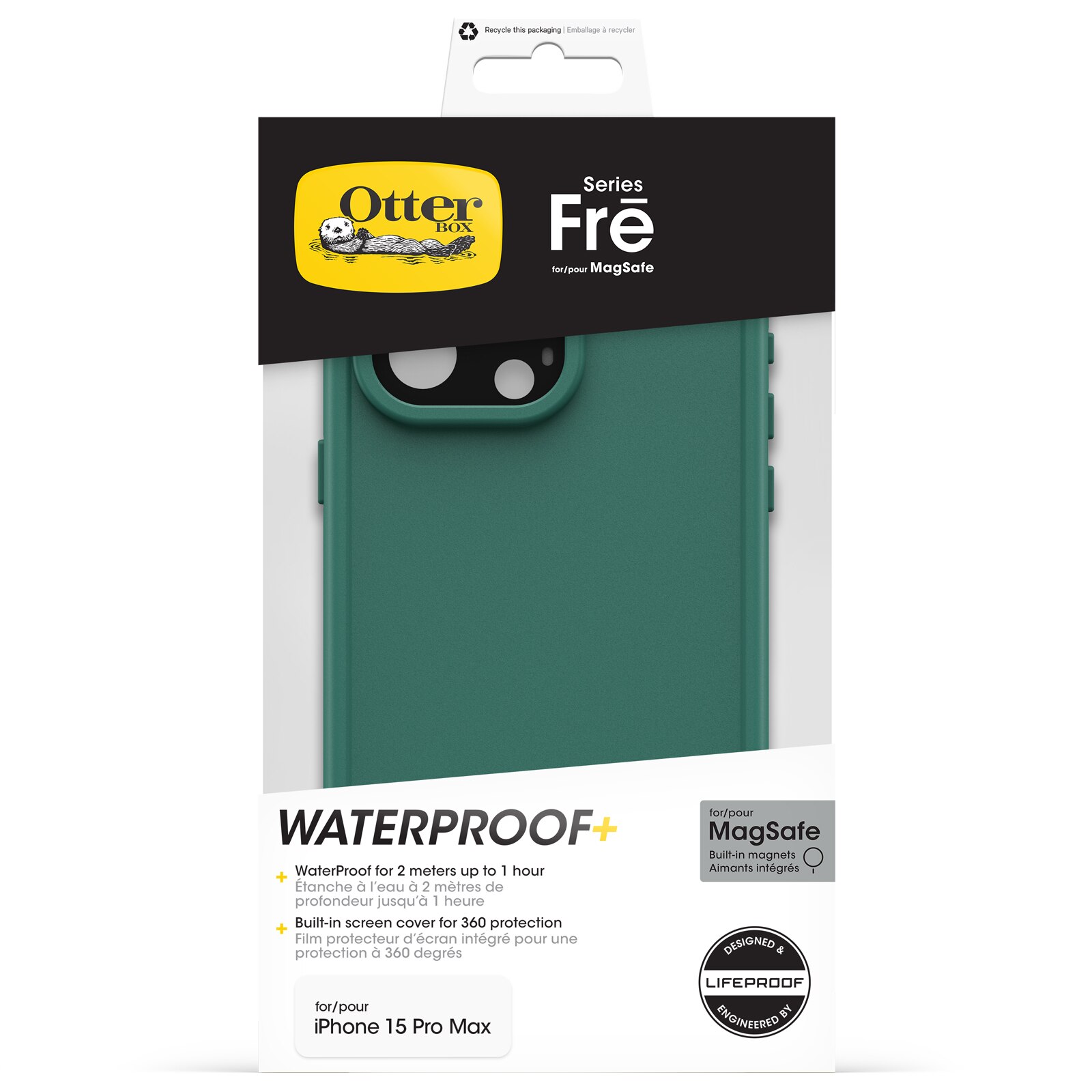 FRE MagSafe Case iPhone 15 Pro Max Groen