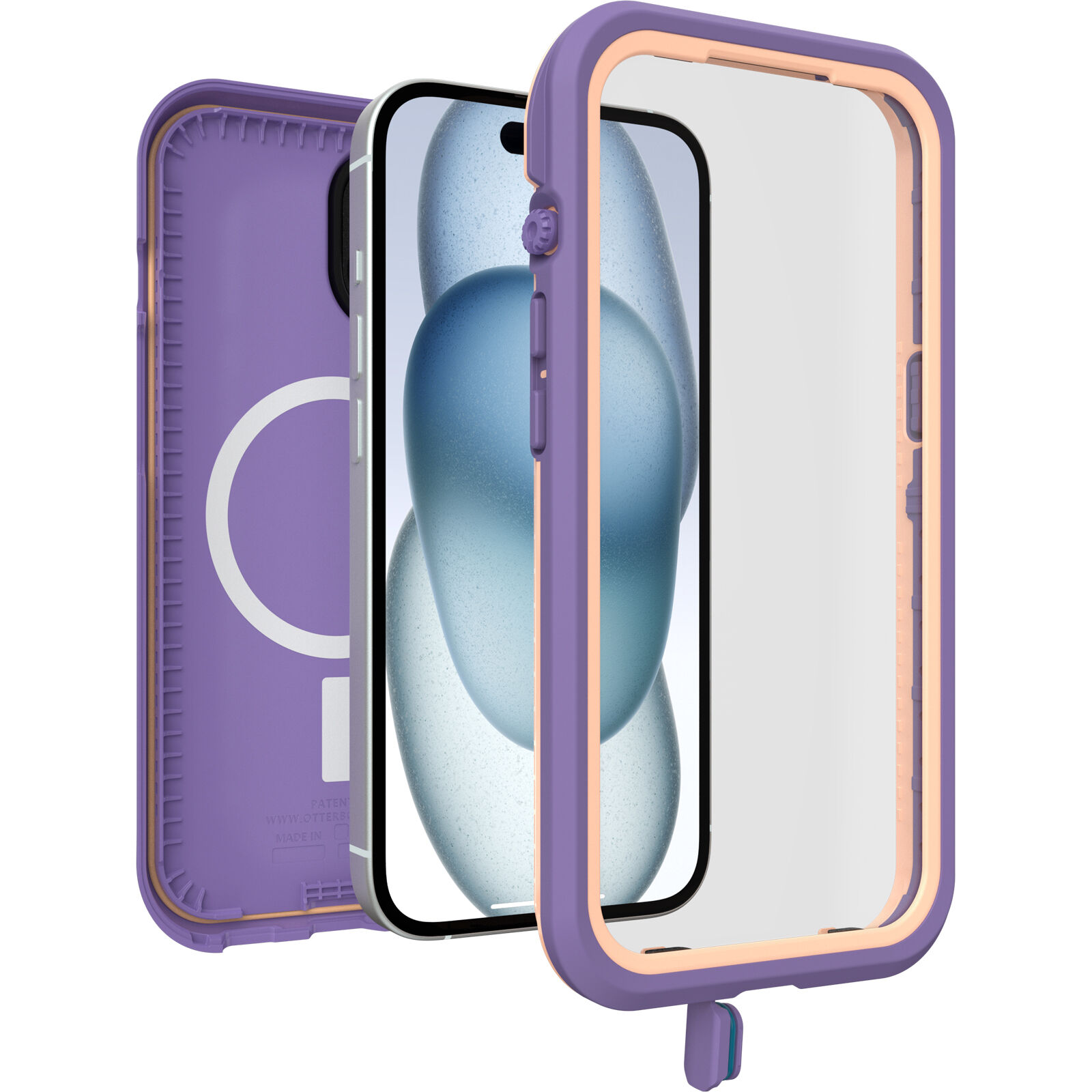 FRE MagSafe Case iPhone 15 Paars