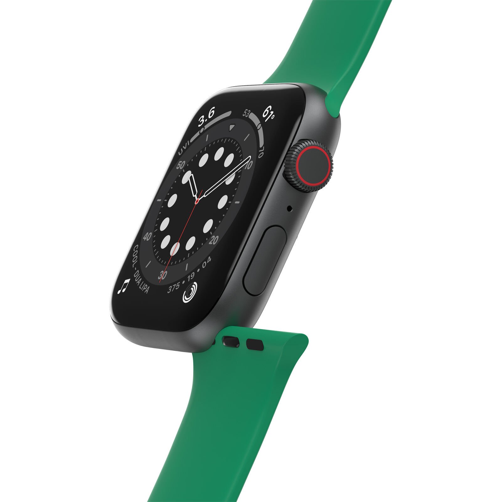 Band Apple Watch SE 44mm Green Juice