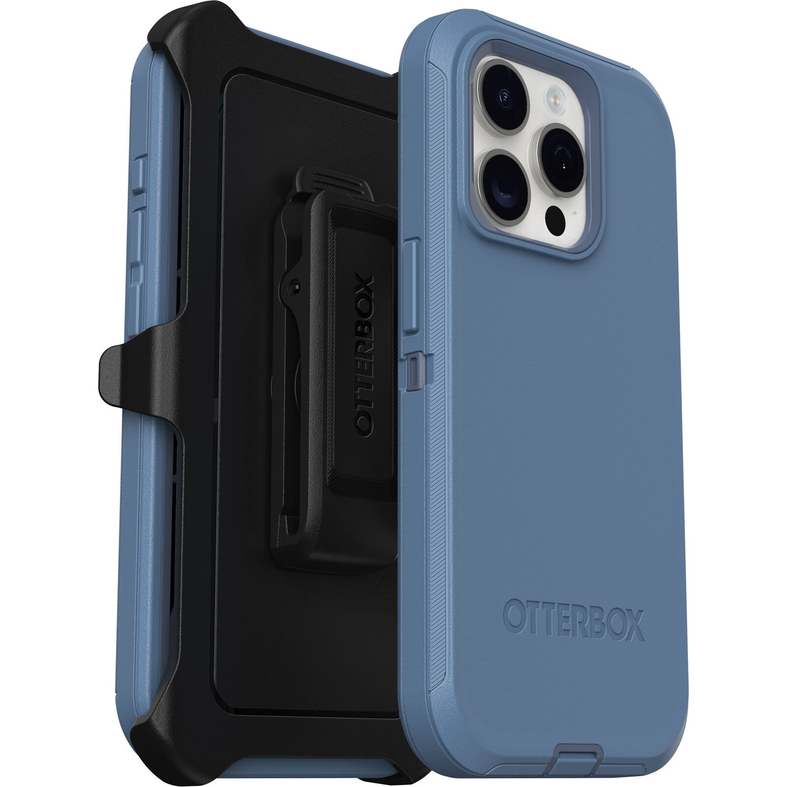 Defender Case iPhone 15 Pro Blauw
