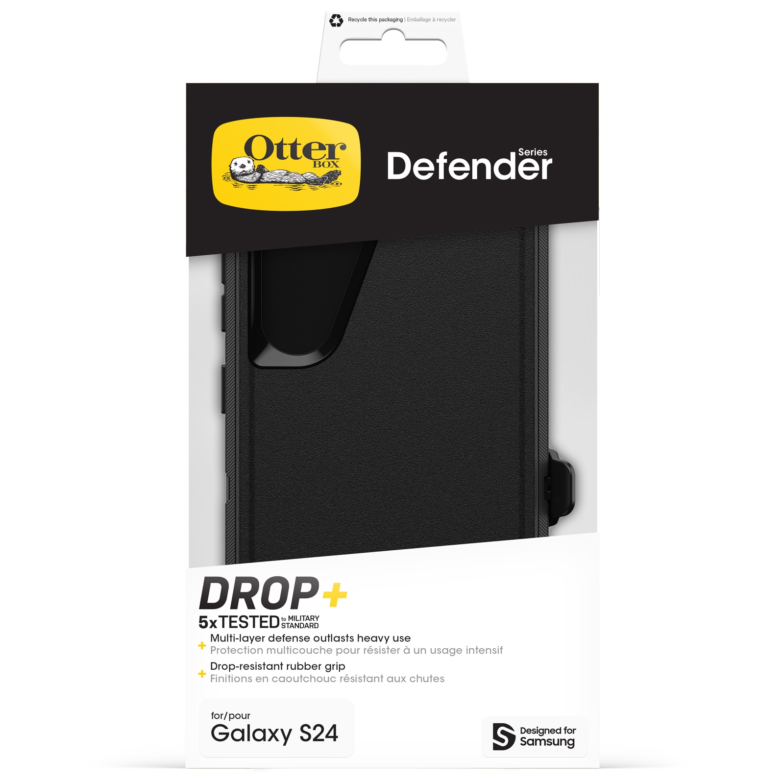 Defender Case Samsung Galaxy S24 zwart
