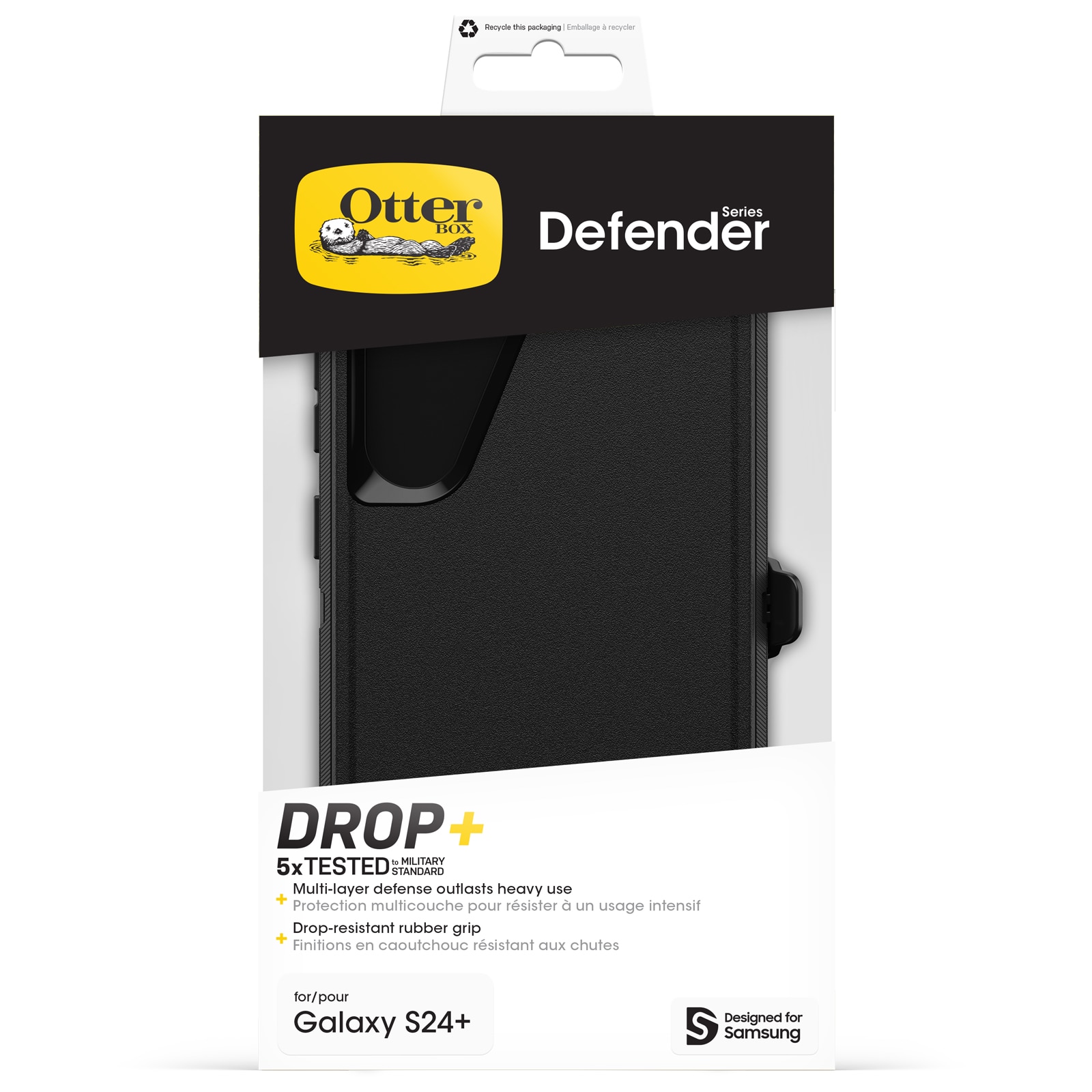 Defender Case Samsung Galaxy S24 Plus zwart
