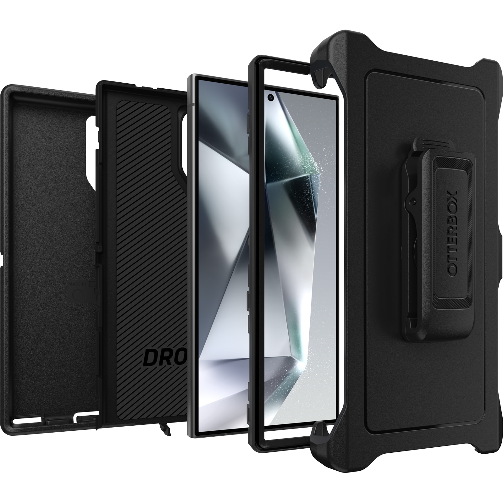 Defender Case Samsung Galaxy S24 Ultra zwart