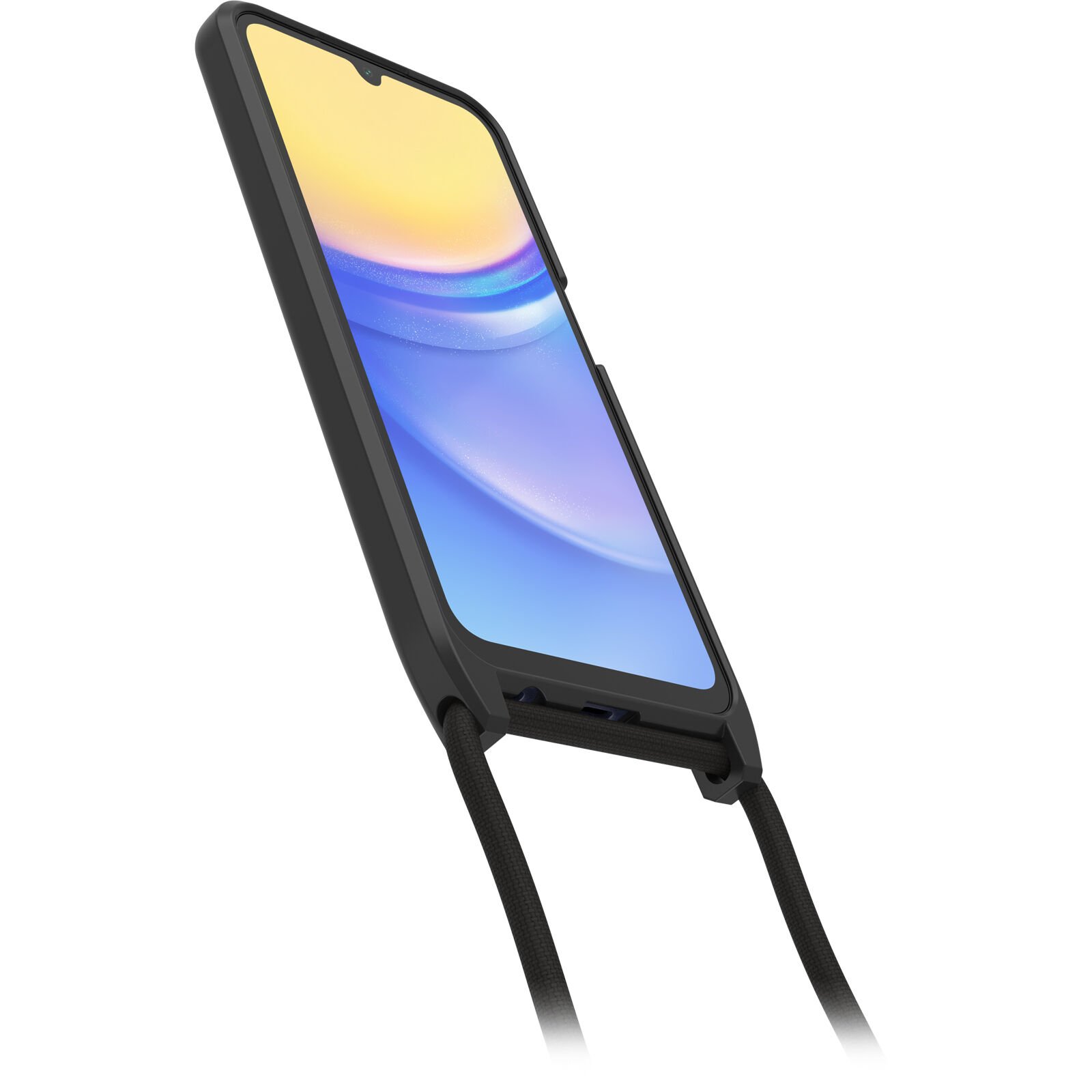 React Necklace Hoesje Samsung Galaxy A15 zwart