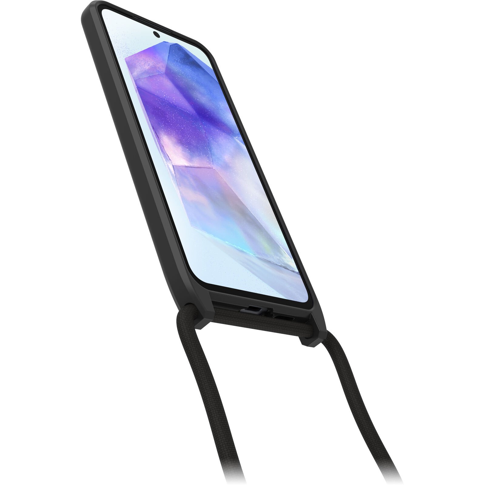 React Necklace Hoesje Samsung Galaxy A55 zwart
