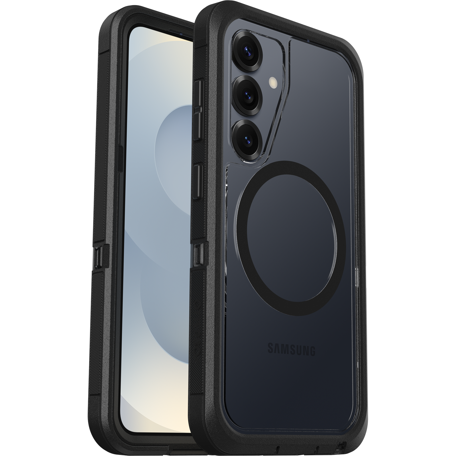 Defender XT Hoesje Samsung Galaxy S25 Clear/Black