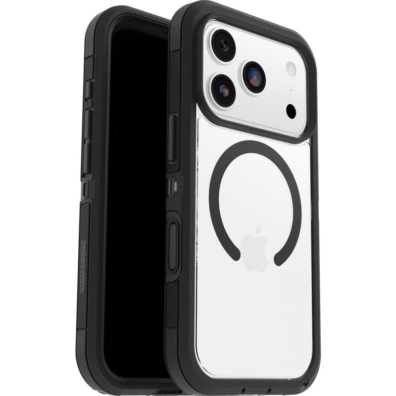 Defender XT Hoesje iPhone 17 Pro Zwart/transparant