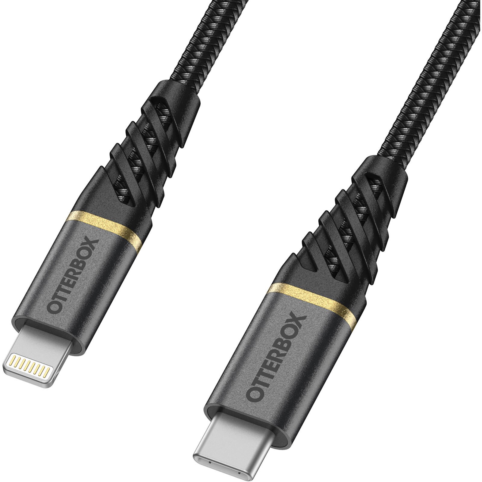 USB-C -> Lightning Kabel 2m Premium Fast Charge zwart