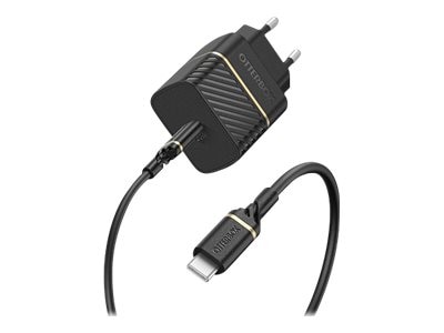Fast Charge Adapter + Kabel USB-C 20W zwart