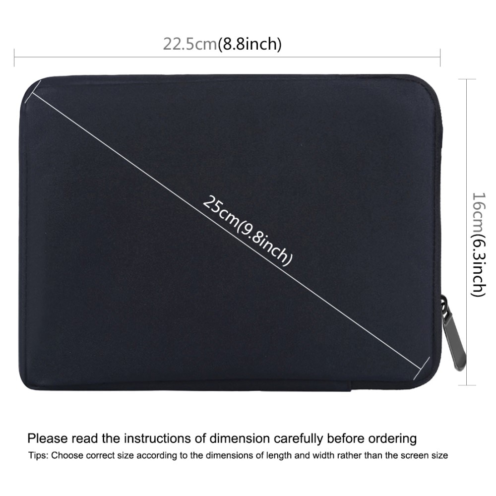 Sleeve iPad/Tablet tot  7,9" zwart