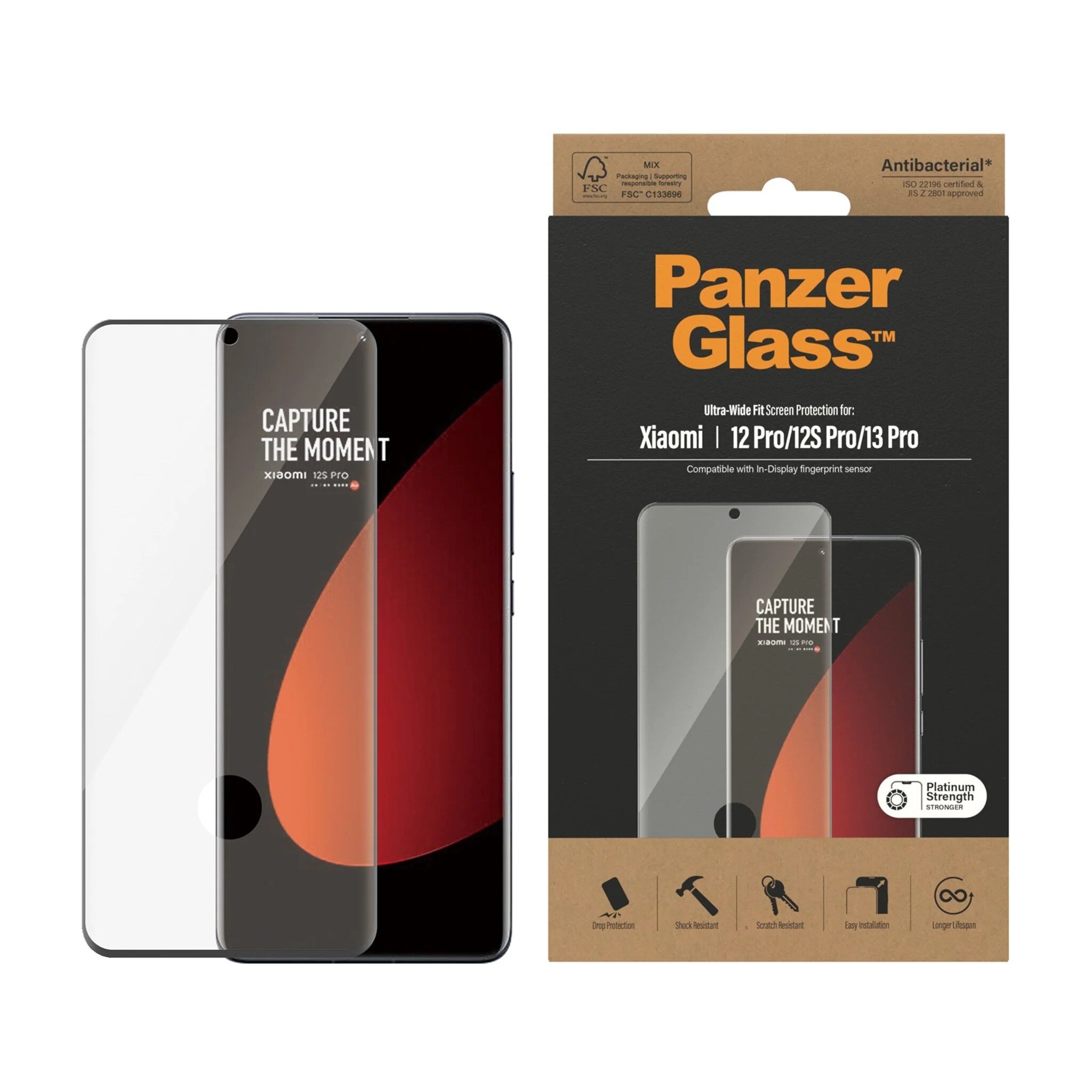 Xiaomi 12 Pro/13 Pro Screen Protector Ultra Wide Fit