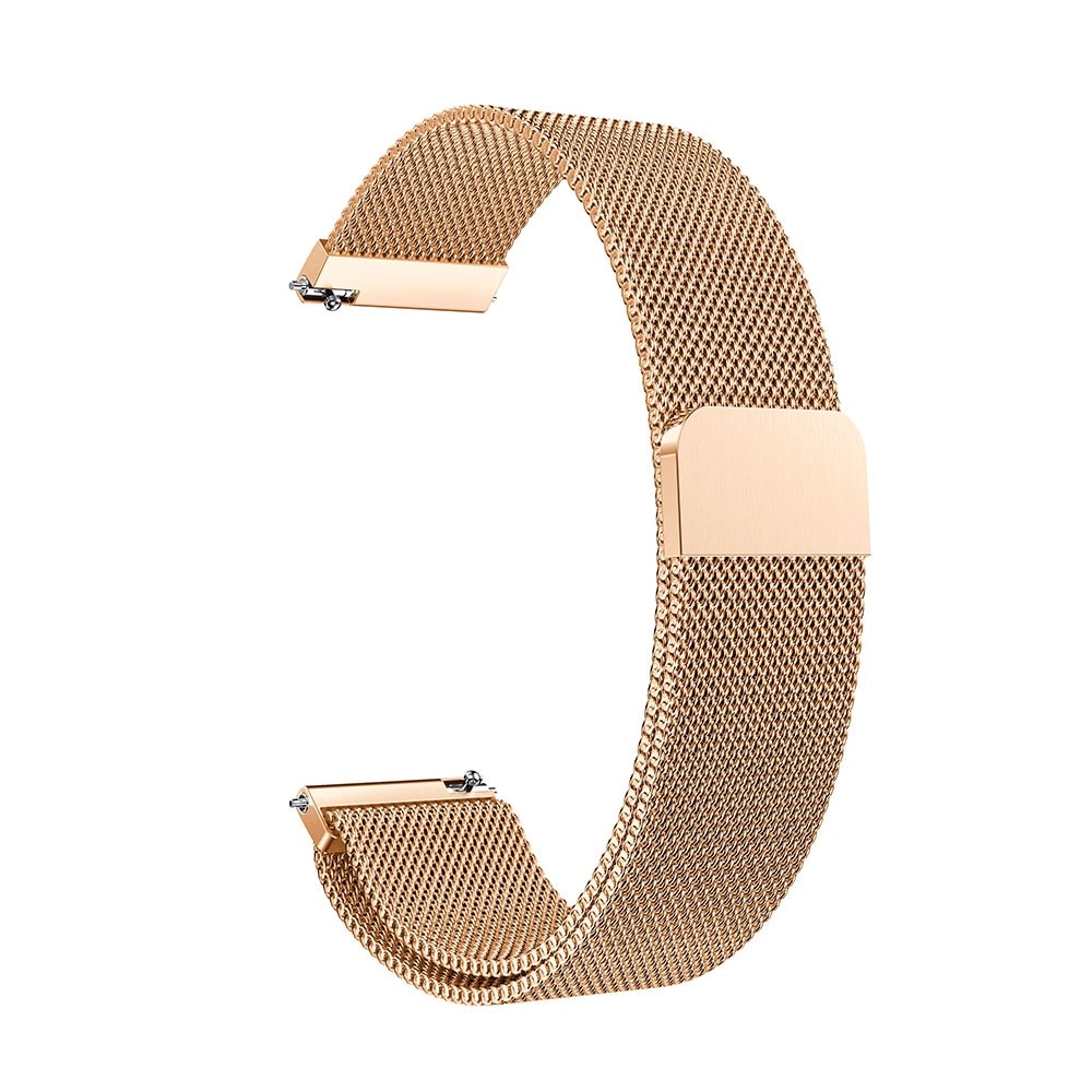 Universeel 20 mm Milanese bandje Rosé Goud