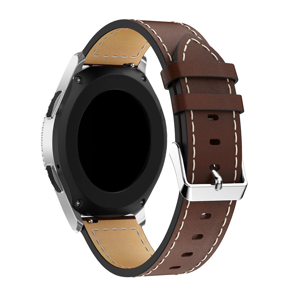 Universal 22mm Leren bandje bruin