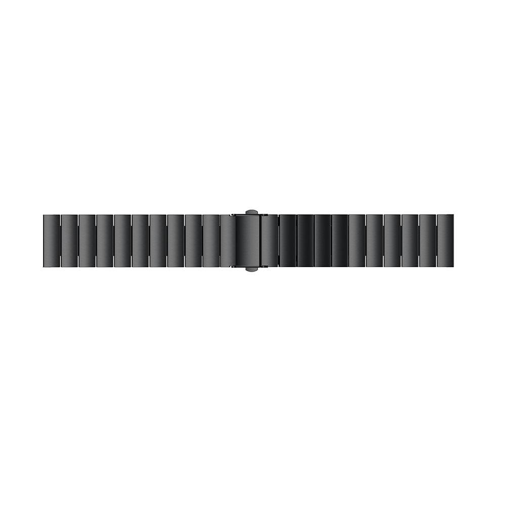 Universal 22mm Schakelarmband zwart