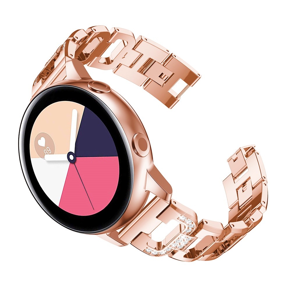 Samsung Galaxy Watch 4 40mm Rhinestone Bracelet Rose Gold