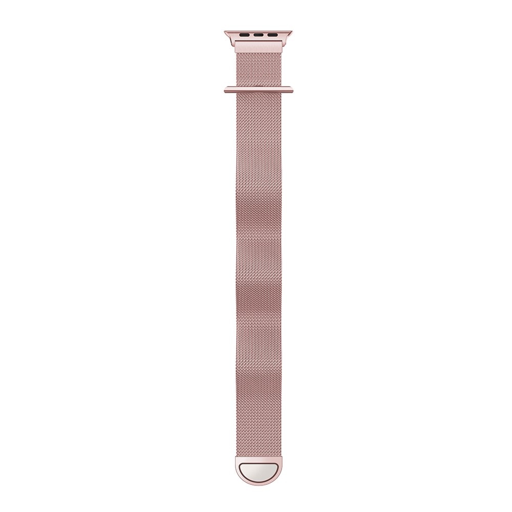 Apple Watch SE 40mm Milanese bandje roze goud