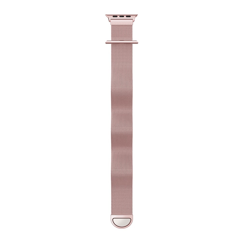 Apple Watch 41mm Series 9 Milanese bandje roze goud