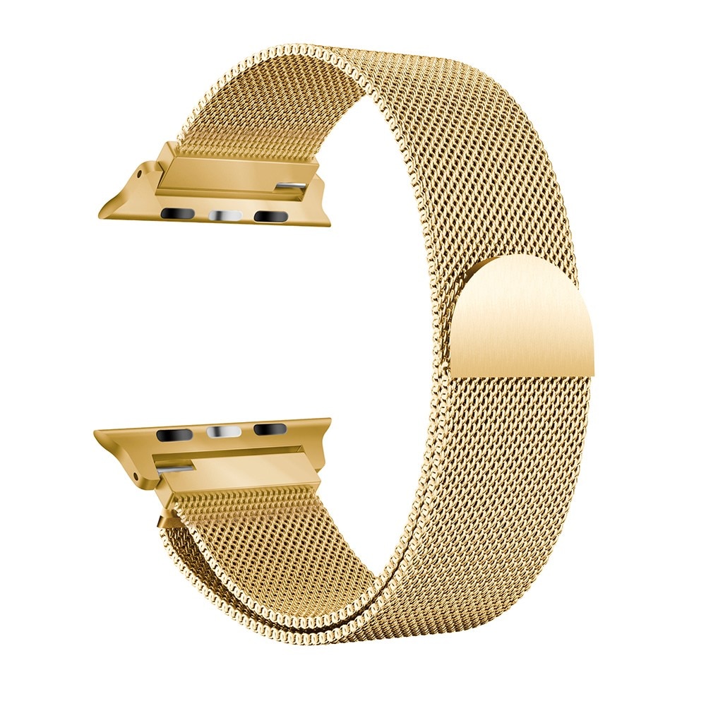 Apple Watch 41mm Series 8 Milanese bandje Goud