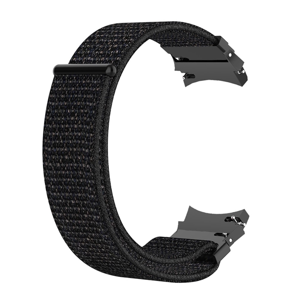 Samsung Galaxy Watch 4 44mm Full Fit Nylon Armband zwart