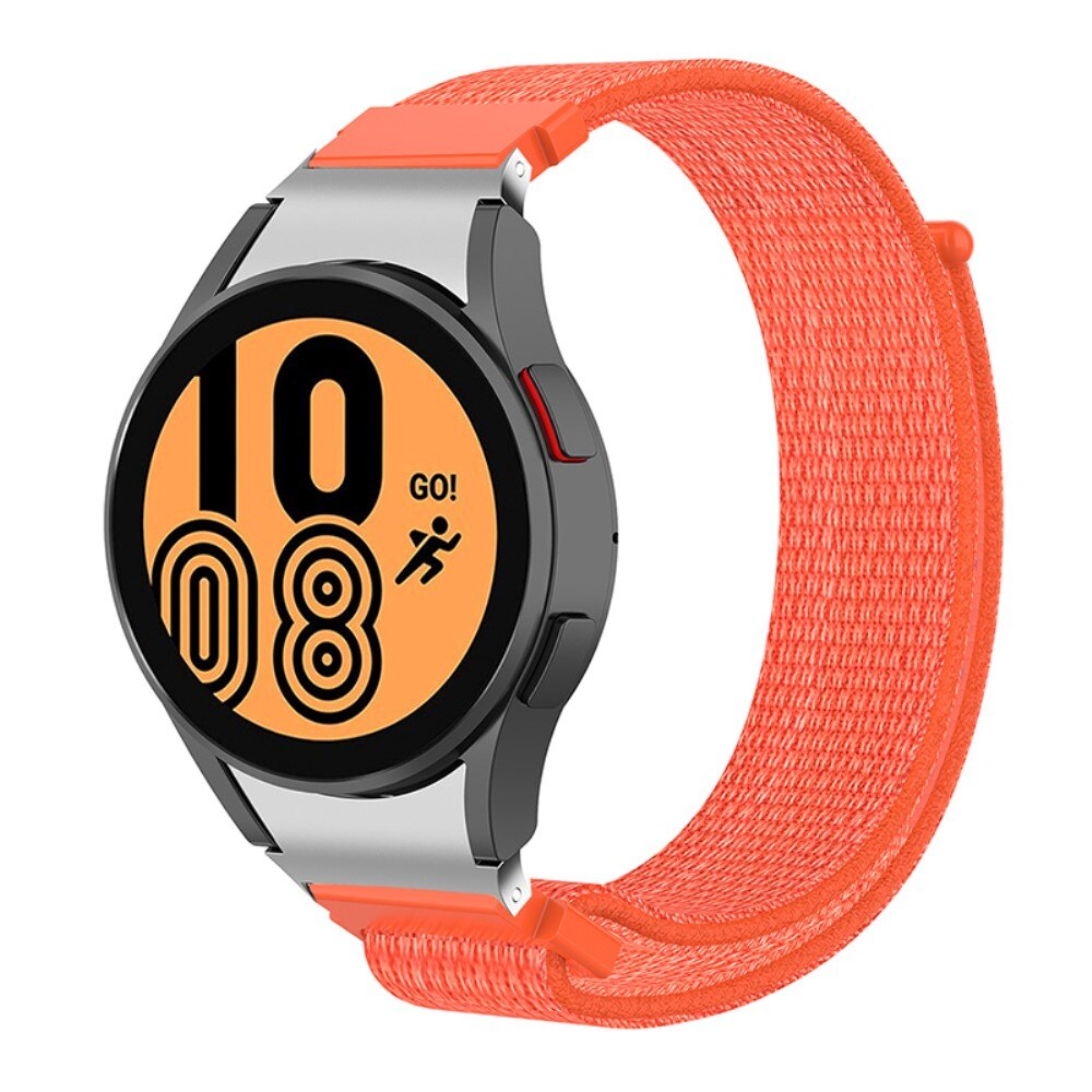 Samsung Galaxy Watch 4 Classic 46mm Full Fit Nylon Armband Oranje