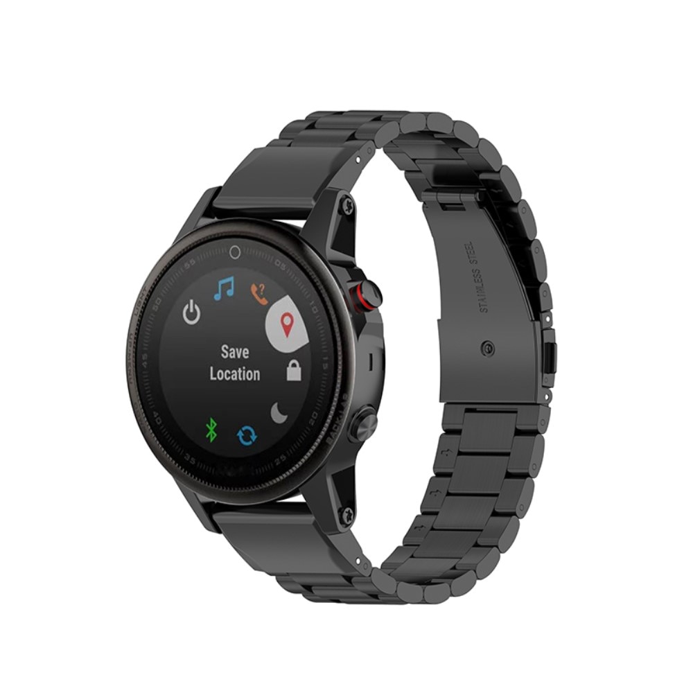 Garmin Fenix 6S Metalen Armband Zwart