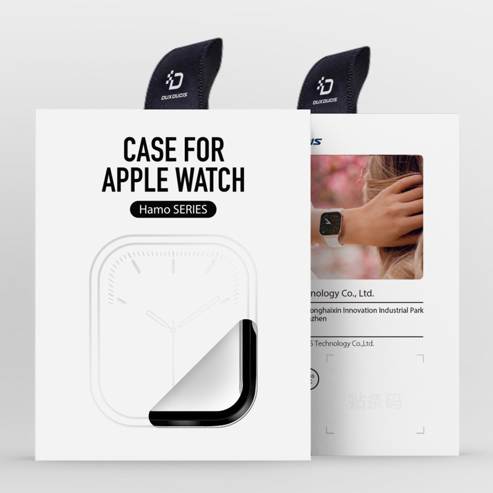 Solid Shockproof Case Apple Watch 44mm Zwart