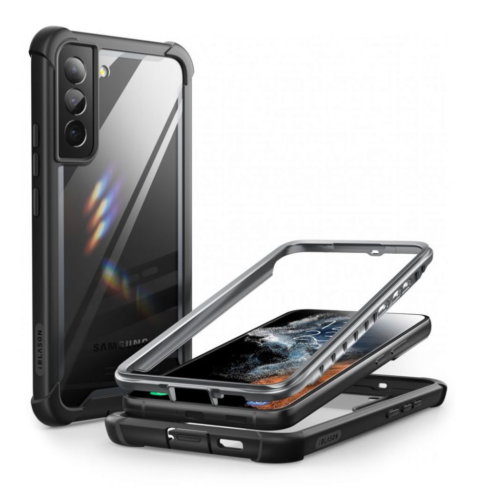 Ares Clear Case Samsung Galaxy S22 Zwart