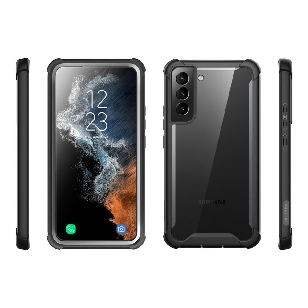 Ares Clear Case Samsung Galaxy S22 Zwart