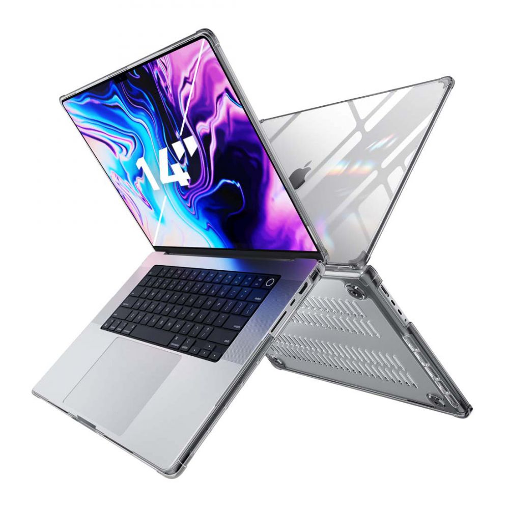 Unicorn Beetle Clear Case Macbook Pro 14.2 2021/2022 Zwart