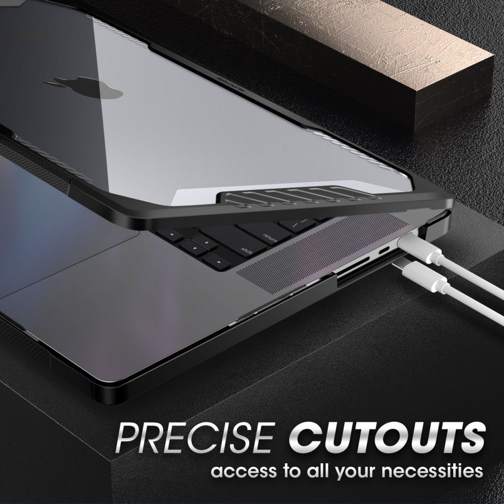 Unicorn Beetle Pro Case MacBook Pro 16.2 2021/2022/2023 Zwart