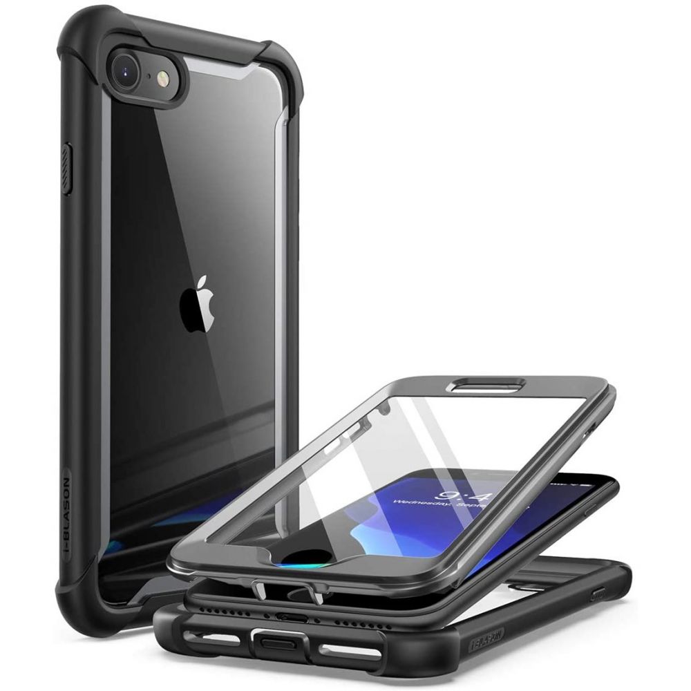 Ares Clear Case iPhone SE (2022) Zwart