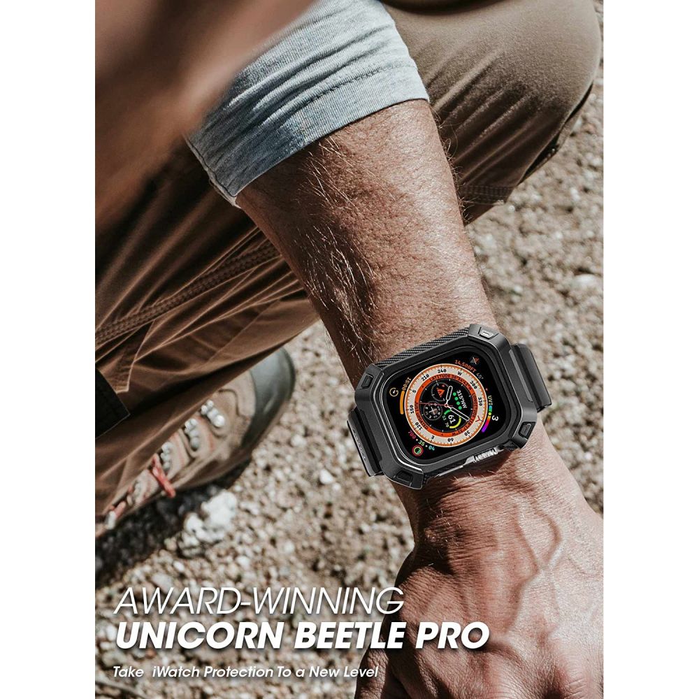 Unicorn Beetle Pro Case Apple Watch Ultra 2 49mm zwart