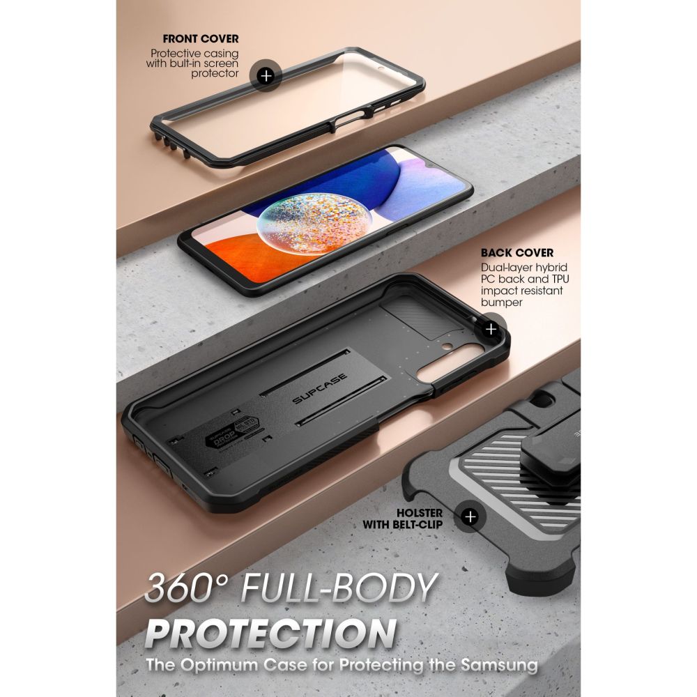 Unicorn Beetle Pro Case Samsung Galaxy A14 zwart