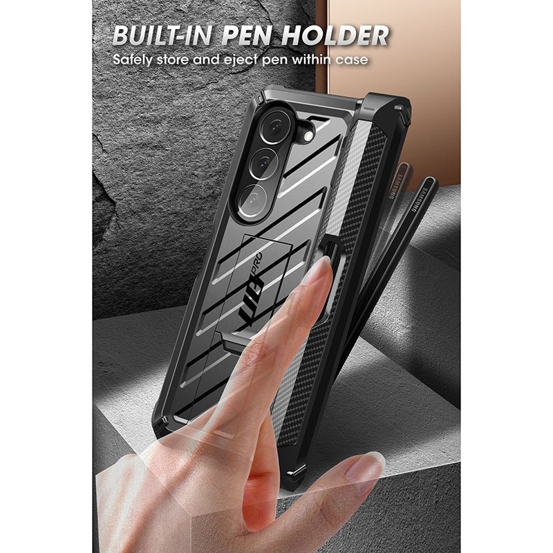 Unicorn Beetle Pro Pen Case Samsung Galaxy Z Fold 5 Zwart
