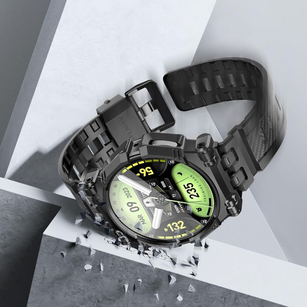 Iblsn Armorbox Wristband Samsung Galaxy Watch 5 44mm zwart